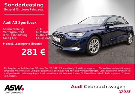 Audi A3 Sportback advance 30TFSI Navi LED RFK ACC PDC // SOFORT VERFÜGBAR!!