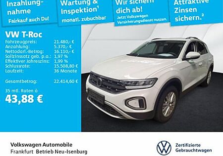 VW T-Roc Volkswagen 1.0 TSI Life Navi LED LaneAssist ParkAssist