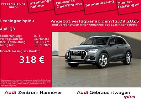 Audi Q3 35 TFSI advanced AHK virtual ACC Teilleder LED