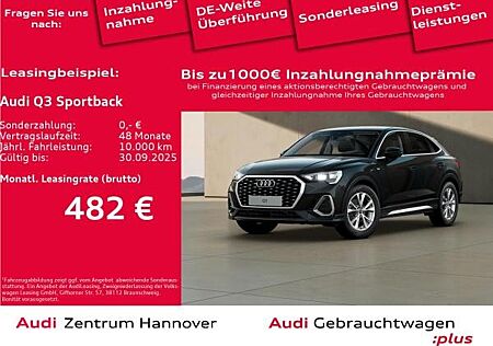 Audi Q3 Sportback 35 TFSI Sline Kamera Navi AHK virtual Cockpit