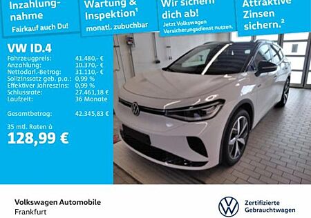 VW ID.4 Volkswagen GTX mit Entertainment-Paket 4Motion Navi Sprachbedienung Spurhalteassistent DAB+