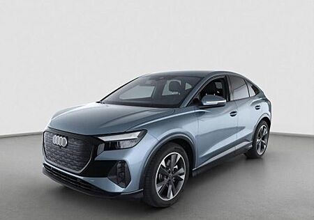 Audi Q4 e-tron Sportback 45 quattro, Leder, AHK, SONOS, Optikpaket Schwarz, 8-Fach bereift