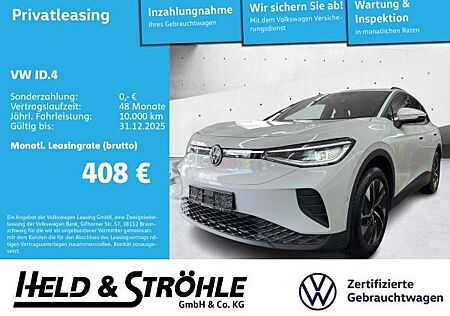 VW ID.4 Volkswagen Pro 4M IQ-LED AHK PARKLENK WÄPU HuD
