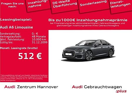 Audi A6 Limousine 45 TFSI design Matrix Kamera ACC Teilleder