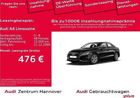 Audi A4 Limousine 35 TFSI Navi Sitzheizung Einparkhilfe v+h