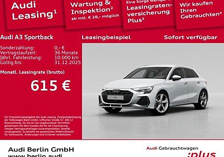 Audi A3 Sportback S line 40 TFSI e S tr. SITZHZG NAVI