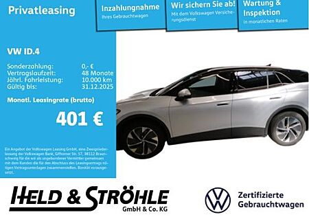 VW ID.4 Volkswagen Pro IQ-LED AHK KAM NAV WÄPU PARKLENK