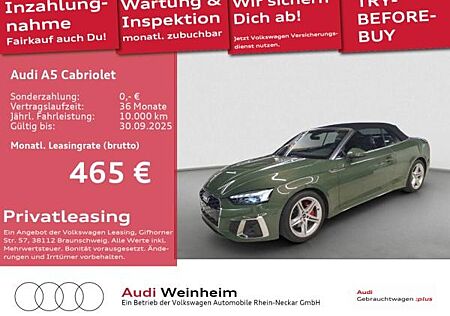 Audi A5 Cabriolet 40 TDI S-Line UPE 79.475€ S-Sitze Matrix LED uvm