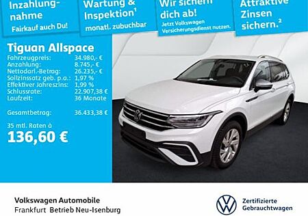 VW Tiguan Allspace Volkswagen 2.0 TDI DSG Life Navi AHK Spurhalteassistent DAB+