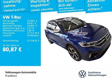 VW T-Roc Volkswagen 2.0 TSI DSG R 4Motion Navi Panoramadach Spurhalteassistent DAB+