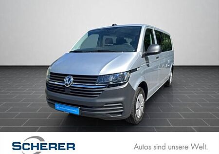 VW T6 Transporter Volkswagen T6.1 Transporter Kombi 2.0 TDI, DSG, LR, 9-SITZER, NAVI, AHK, APP, KLIMA, EPH, TEMPOMAT