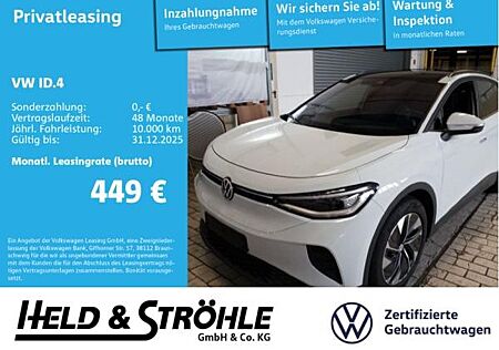 VW ID.4 Volkswagen Pro 4M IQ-LED WÄPU PANO AHK SFW ACC