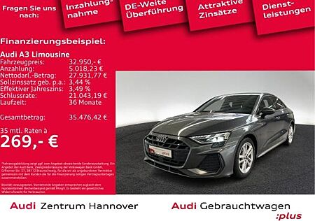 Audi A3 Limousine S line 30 TFSI Kamera SONOS Navi virtual ACC