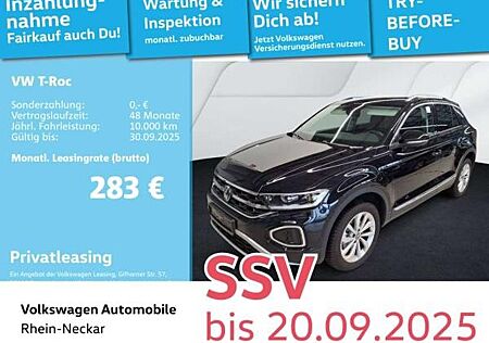 VW T-Roc Volkswagen 1.5 TSI Style DSG Navi AHK LED uvm