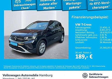 VW T-Cross Volkswagen 1.0 TSI Life LED/SITZHZG./PDC