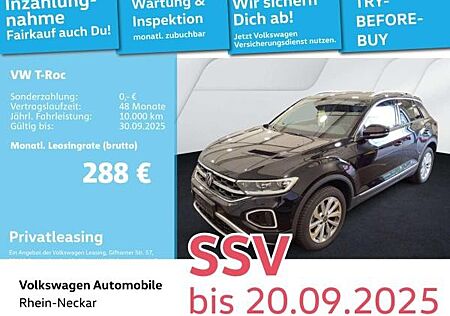 VW T-Roc Volkswagen 1.5 TSI Style DSG Navi AHK LED uvm