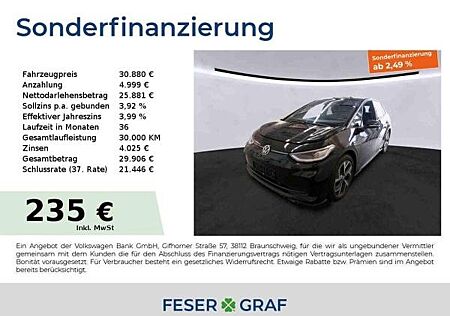 VW ID.3 Volkswagen Pro 150kW 62kWh Kamera AHK Navi Wärmepumpe
