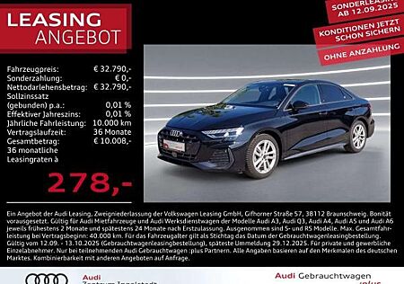 Audi A3 Limousine 35 TFSI S line LED AHK NAVI Sonos