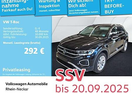VW T-Roc Volkswagen 1.5 TSI Style DSG Navi AHK LED uvm