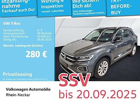 VW T-Roc Volkswagen 1.5 TSI Style DSG Navi AHK LED uvm