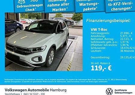 VW T-Roc Volkswagen 1.5 TSI Style DSG Navi AHK Massage ACC LED