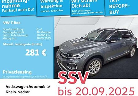 VW T-Roc Volkswagen 1.5 TSI Style DSG Navi AHK LED uvm