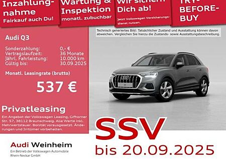 Audi Q3 35 TFSI LED Plus Kamera Navi S-tronic AHK vor
