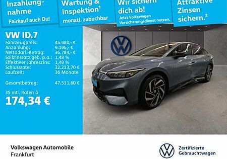 VW ID.7 Volkswagen Pro Navi AHK Spurwechselassistent LED Heckleuchten DAB+