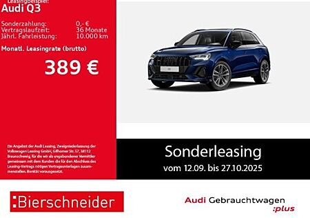 Audi Q3 40 TFSI qu 2x S-Line Black 19 AHK PANO LEDER