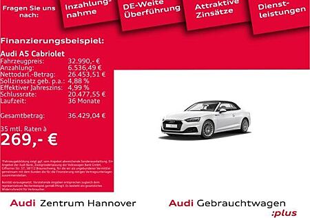 Audi A5 Cabriolet 35 TFSI LED Kamera virtual Leder Navi