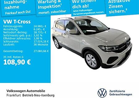 VW T-Cross Volkswagen 1.0 TSI DSG Life Navi LED DAB+ FrontAssist