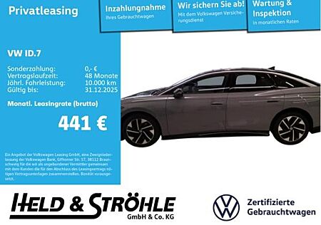 VW ID.7 Volkswagen Pro 360°KAM NAV HuD 360°KAM LED ACC