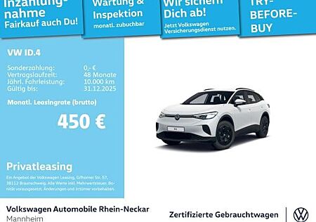 VW ID.4 Volkswagen Pro 4Motion Navi AHK Kamera Wärmepumpe uvm