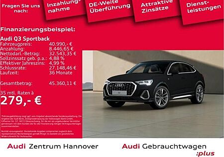 Audi Q3 Sportback S line 45 TFSI quattro Matrix Kamera virtual Navi