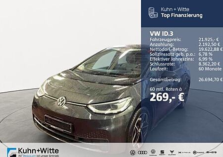VW ID.3 Volkswagen Pro Performance *Pano*Matrix*RFK*Navi*AppleCar*