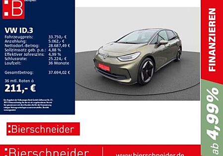 VW ID.3 Volkswagen Pro S 20 DCC MATRIX HuD 360