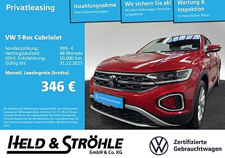 VW T-Roc Volkswagen Cabriolet Style 1.5 TSI DSG LED+ NAV KAM