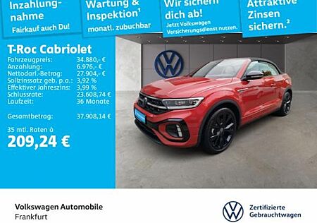VW T-Roc Volkswagen Cabriolet 1.5 TSI DSG R-Line Navi Leder IQ.Light DAB+ FrontAssist