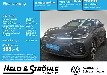 VW T-Roc Volkswagen Cabrio R-LINE 1.5 TSI DSG IQ-LED 19"TRAVEL