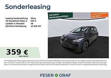 VW ID.3 Volkswagen Pro S h NAVI LED APP PDC DAB+