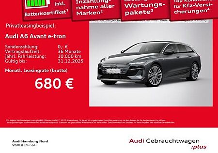 Audi A6 e-tron A6 Avant e-tron performance S line AHK TechPlus