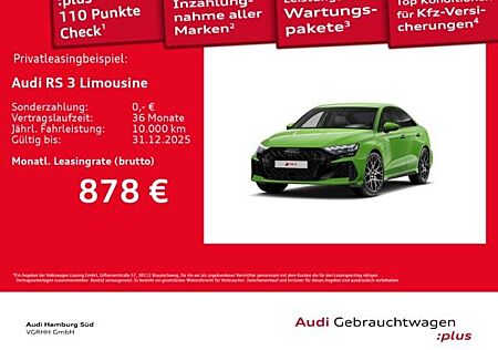 Audi RS3 RS 3 Limousine TFSI qu. SCHALENSITZE/280/CARBON