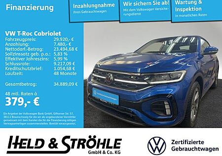 VW T-Roc Volkswagen Cabriolet R-Line 1.5 TSI DSG AHK MATRIX