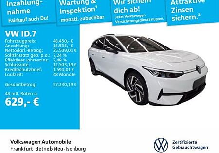 VW ID.7 Volkswagen Tourer Pro Navi AHK IQ.LIGHT - LED-Matrix-Scheinwerfer Sprachassistent DAB+