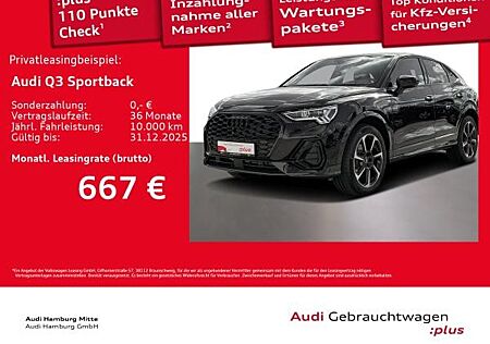 Audi Q3 Sportback 35 TFSI S line S tronic AHK LED Sitzhzg