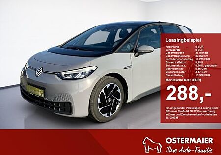 VW ID.3 Volkswagen PRO ACC.AREA-VIEW.NAVI.LED.APP-C.LKRD-HZG.SHZ