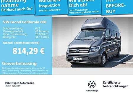 VW Grand California Volkswagen 600 2.0 TDI AHV LED Navi uvm