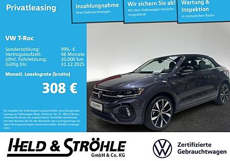 VW T-Roc Volkswagen Cabrio R-LINE BLACK 1.5 TSI DSG IQ 19" ACC
