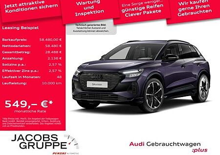Audi Q4 e-tron 55 qu. S line/Black+/HuD/360°/ACC/Wärmepumpe/AHK/21Zoll