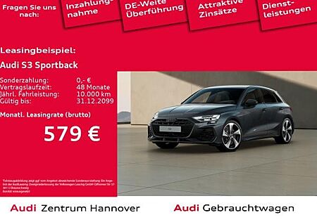 Audi S3 Sportback 2.0 TFSI quattro Matrix SONOS Kamera ACC Navi